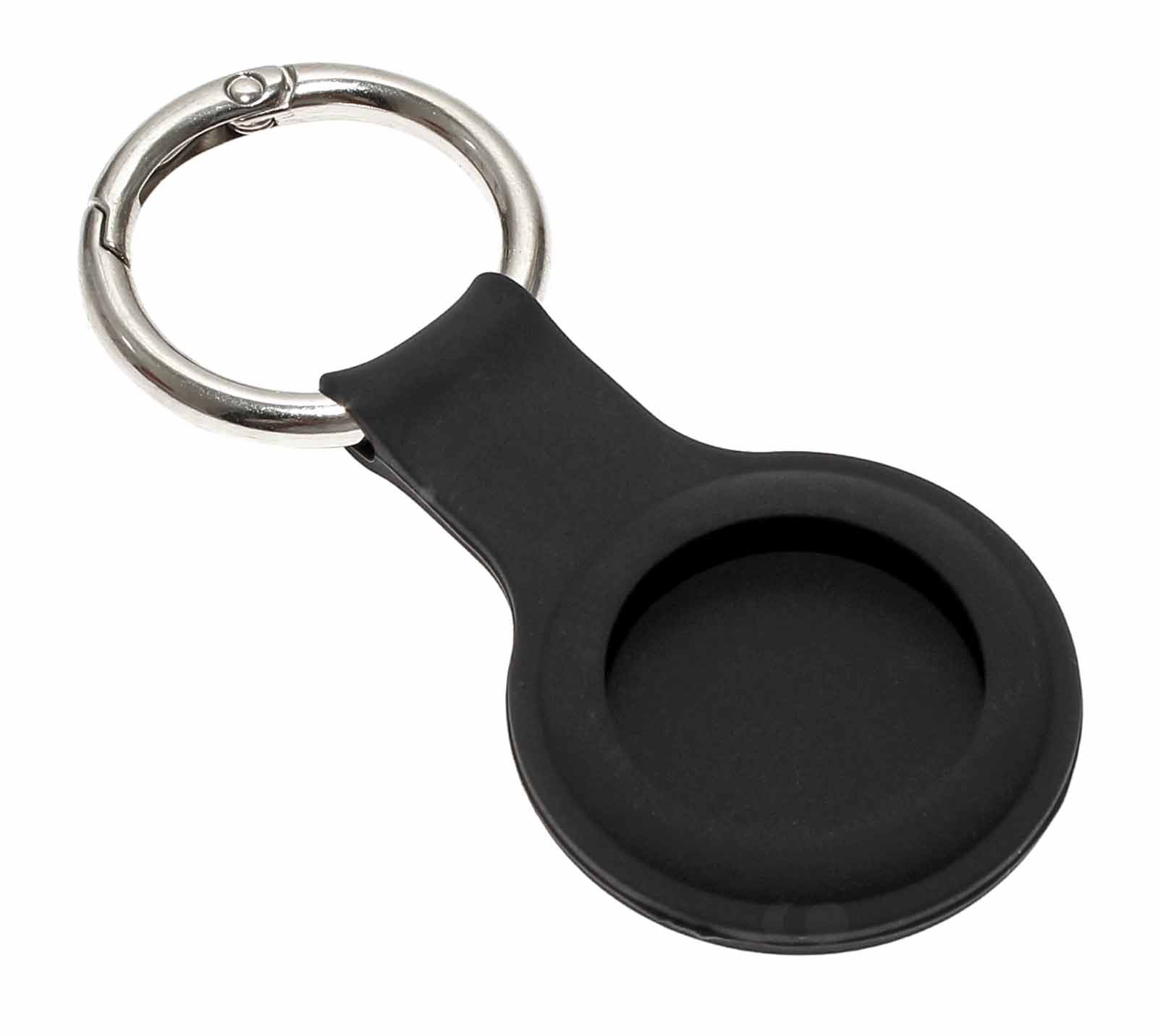 TPU Cover Schlüsselanhänger für Airtag, GPS Tracking, Xccess 55256, schwarz