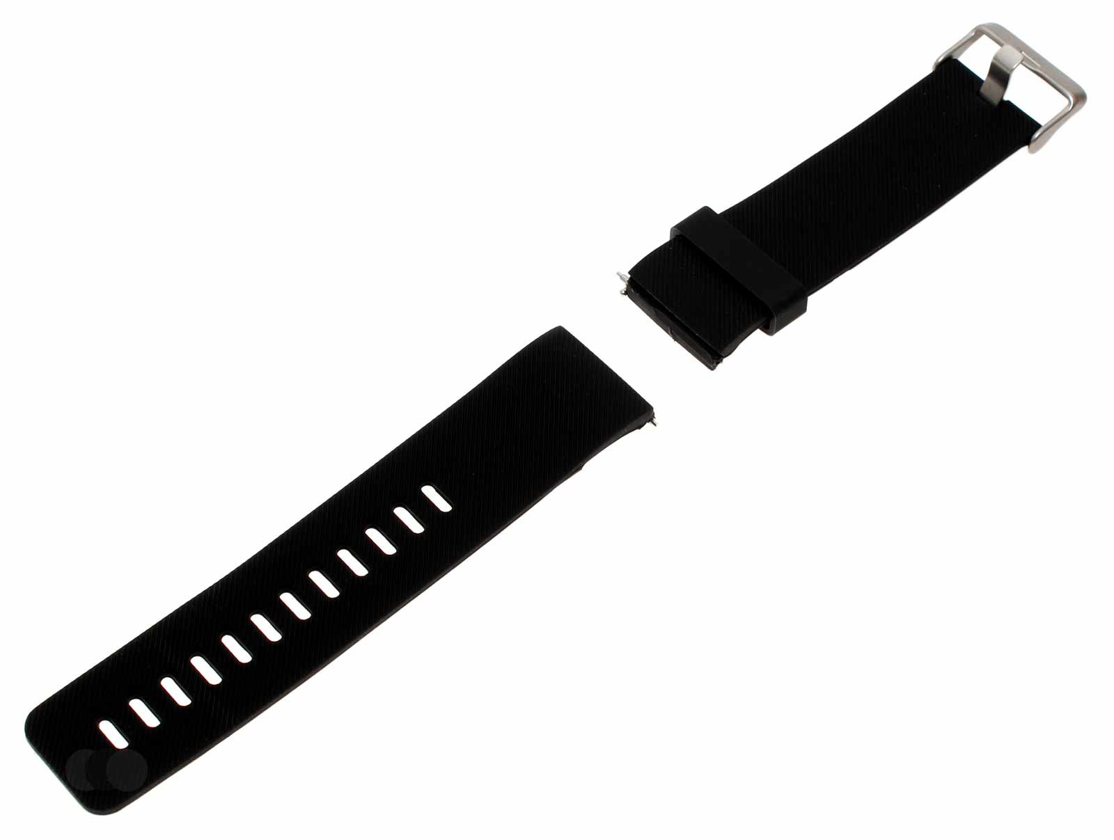 Alternatives Ersatz Uhren Armband (Watch band) für Fitbit Blaze Smartwatch, Fitnesstracker aus Silikon in der Farbe schwarz