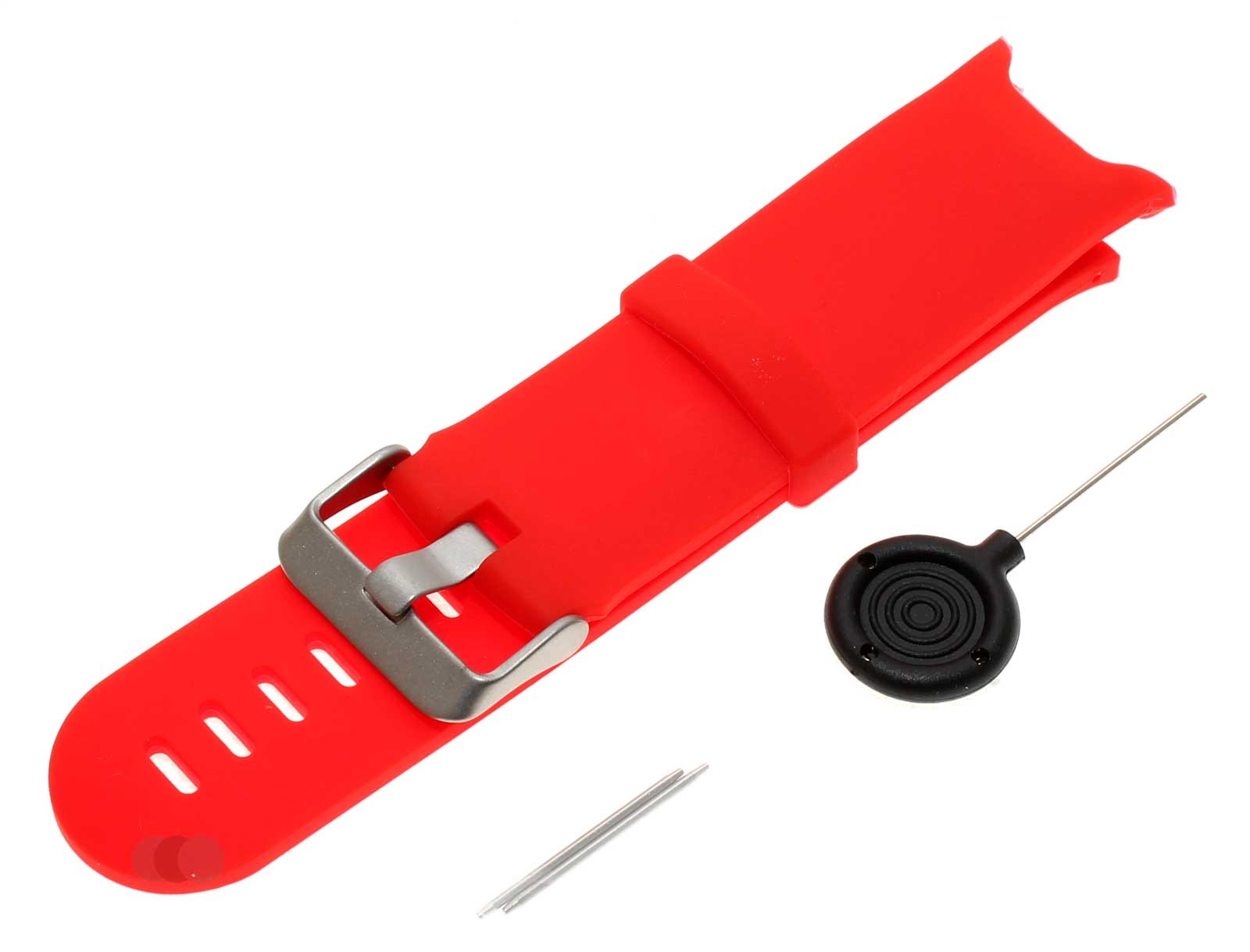 Alternatives Ersatz Uhren Armband (Watch band) für Garmin Approach S3 GPS Smartwatch, Fitnesstracker in der Farbe rot