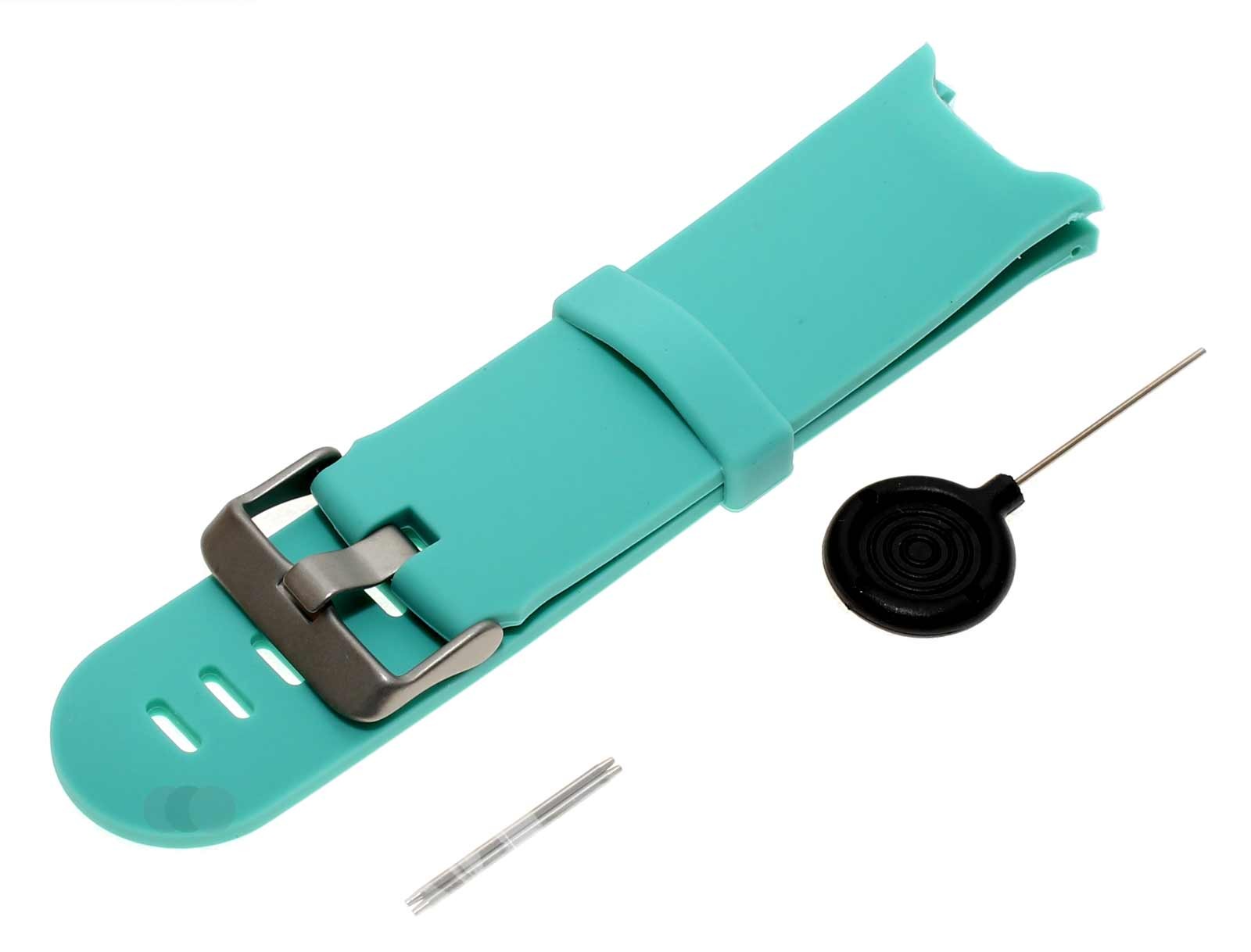Alternatives Ersatz Uhren Armband (Watch band) für Garmin Approach S3 GPS Smartwatch, Fitnesstracker in der Farbe türkis