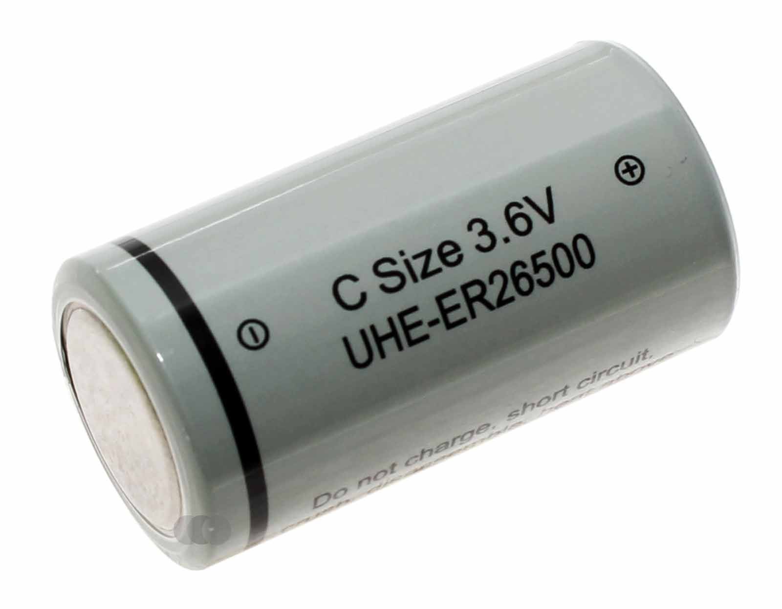 Ultralife UHE-ER26500 Baby C Lithium-Thionylchlorid Spezial Batterie (Industriezelle) mit 3,6 Volt und 9000mAh Kapazität