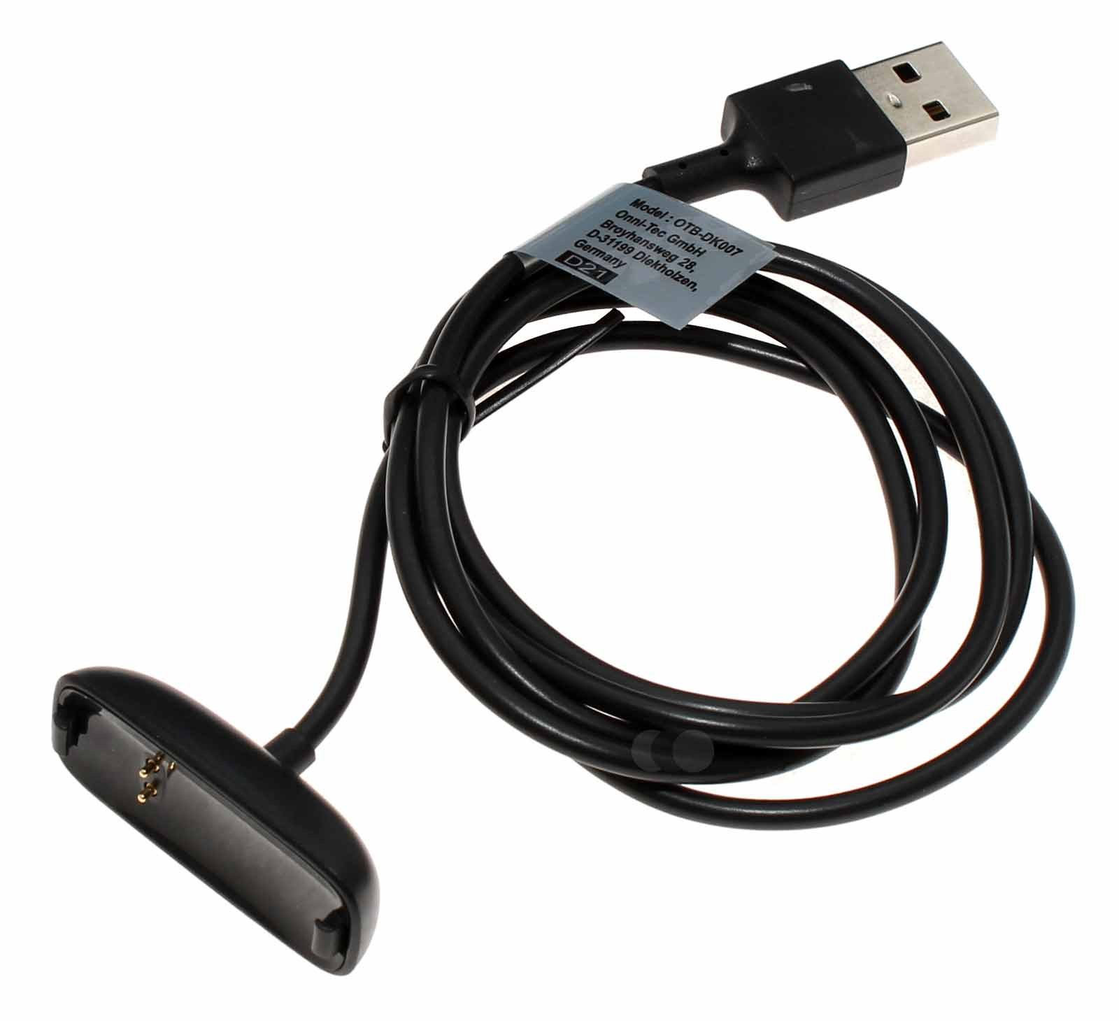USB Ladekabel Ladeadapter für Fitbit Inspire 2 Fitnesstracker, ersetzt FB177RCC