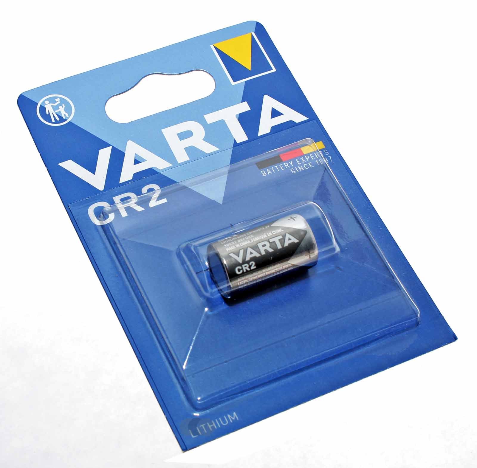 Varta Professional Electronics CR2 Lithium Spezial-Batterie, Fotobatterie, mit 3 Volt und 880mAh Kapazität, Herstellernummer 6206301401