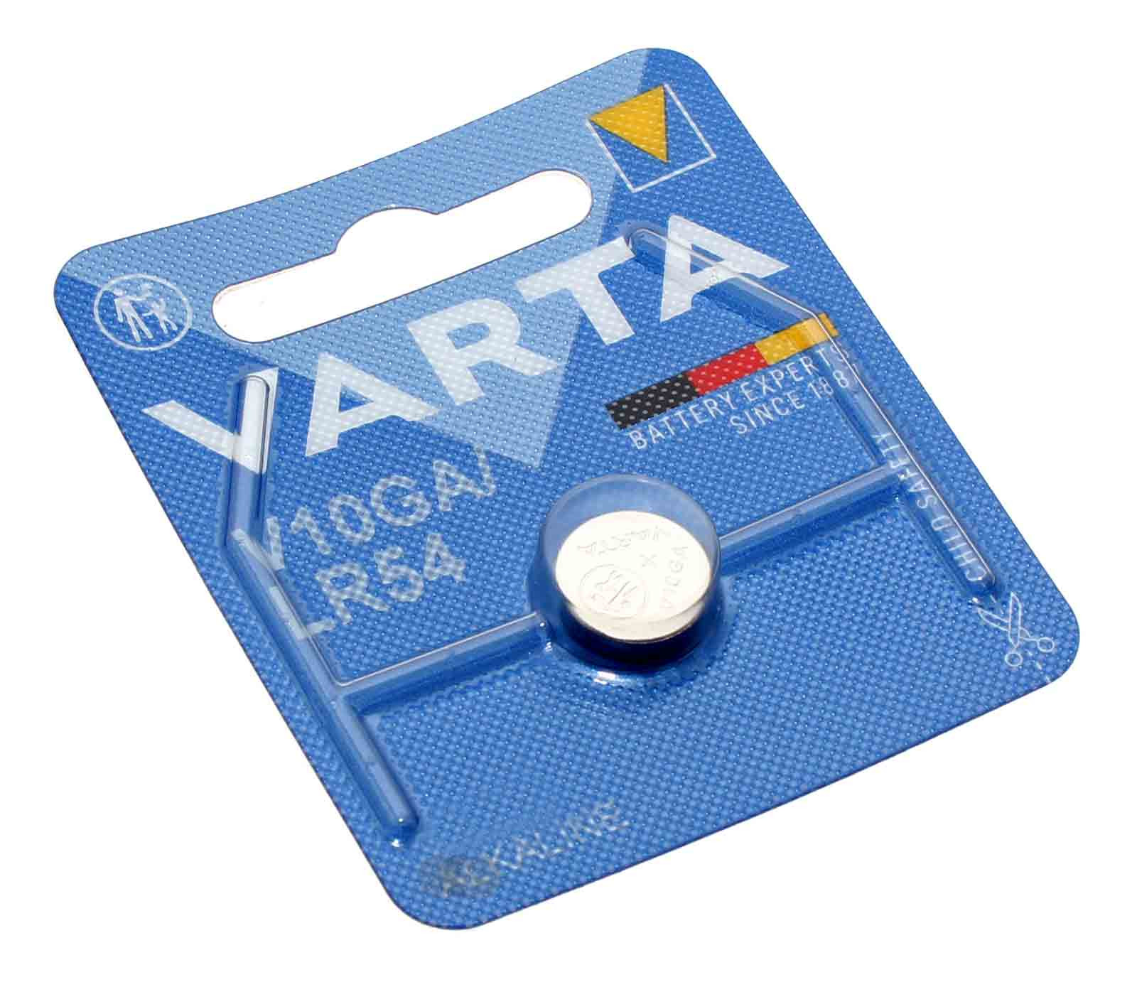 Varta V10GA Alkaline Knopfzelle Batterie, AG10, LR54, 189, 10GA, 89A, G10A, 1,5V, 70mAh