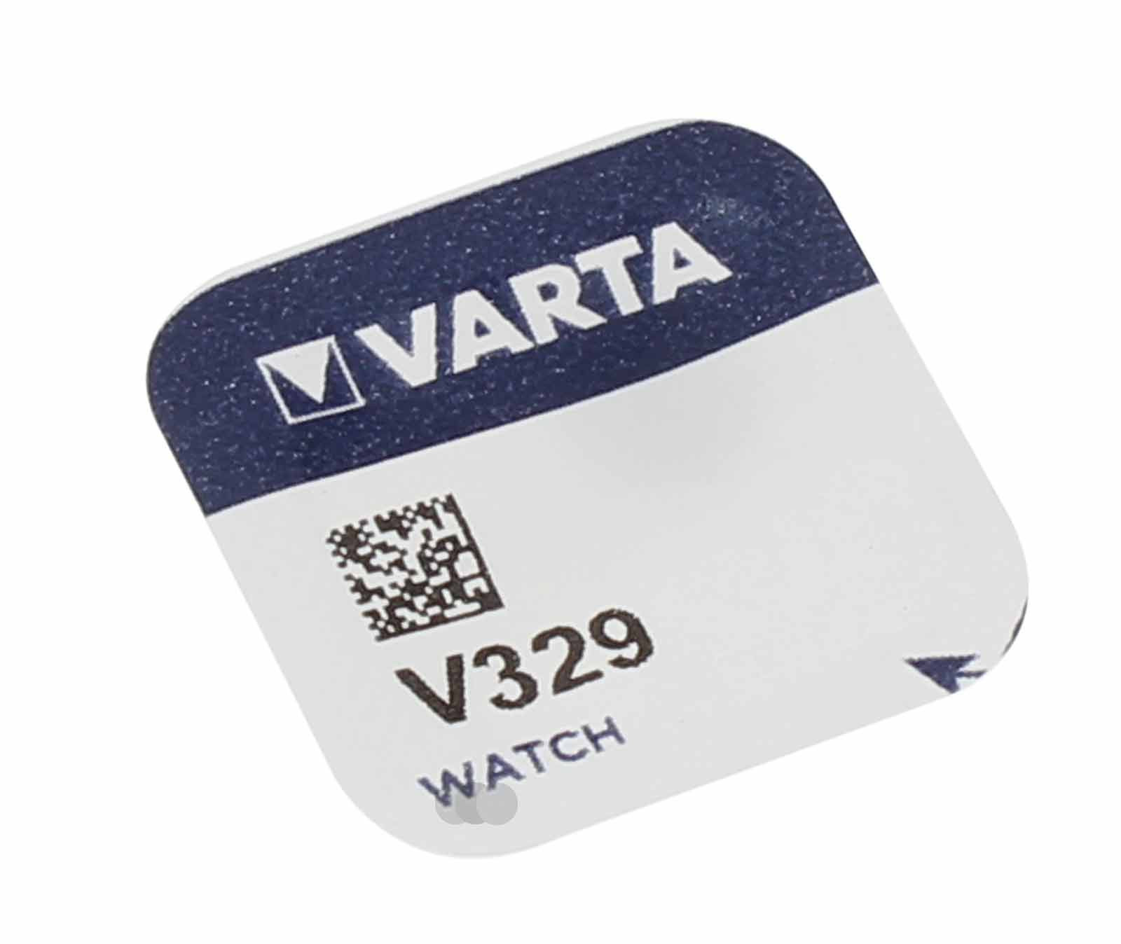 Varta V329 SR731 Knopfzelle Batterie Silberoxid für Uhren u.a., E329, R329, SR731SW, 1,55V, 37mAh