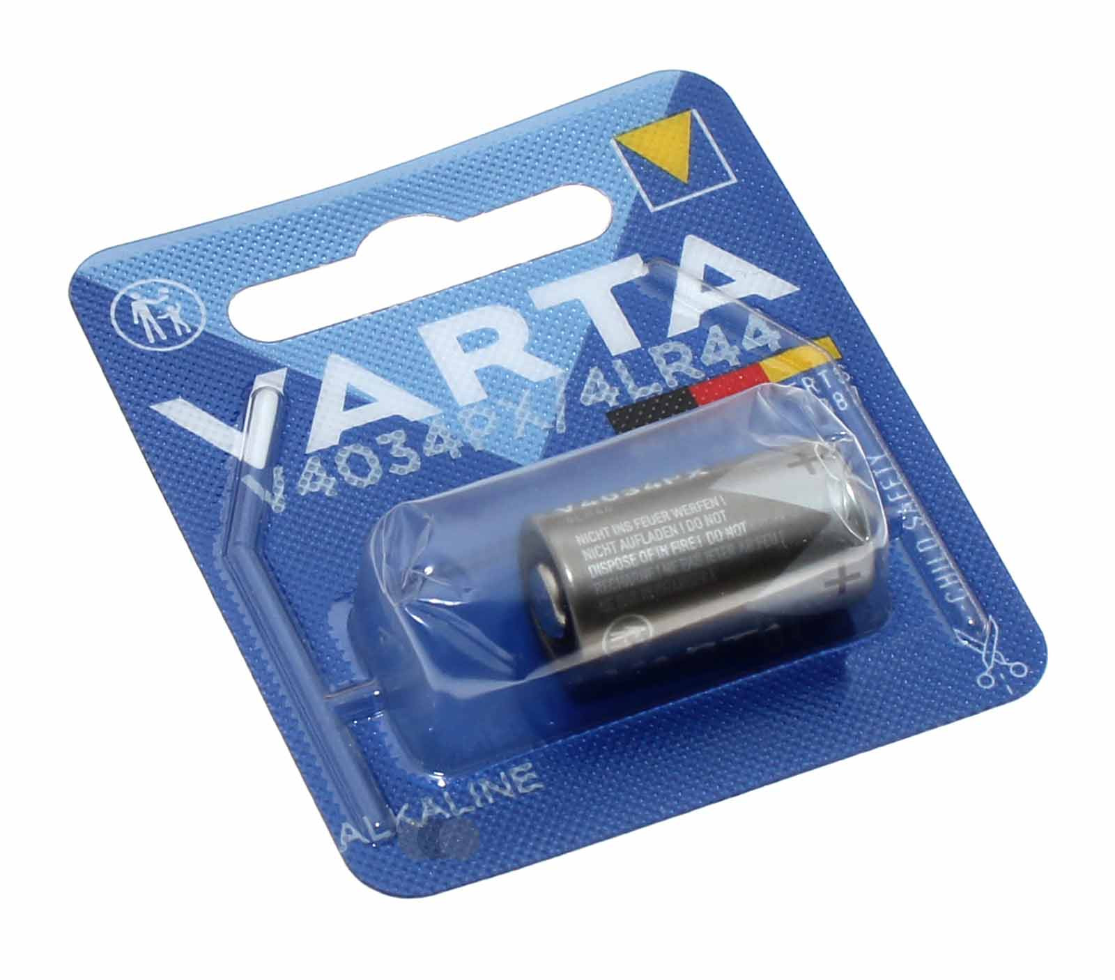 Varta V4034PX / 4LR44 Alkaline Spezial Batterie, wie 4LR44P, A476, E476A, 6V, 170mAh