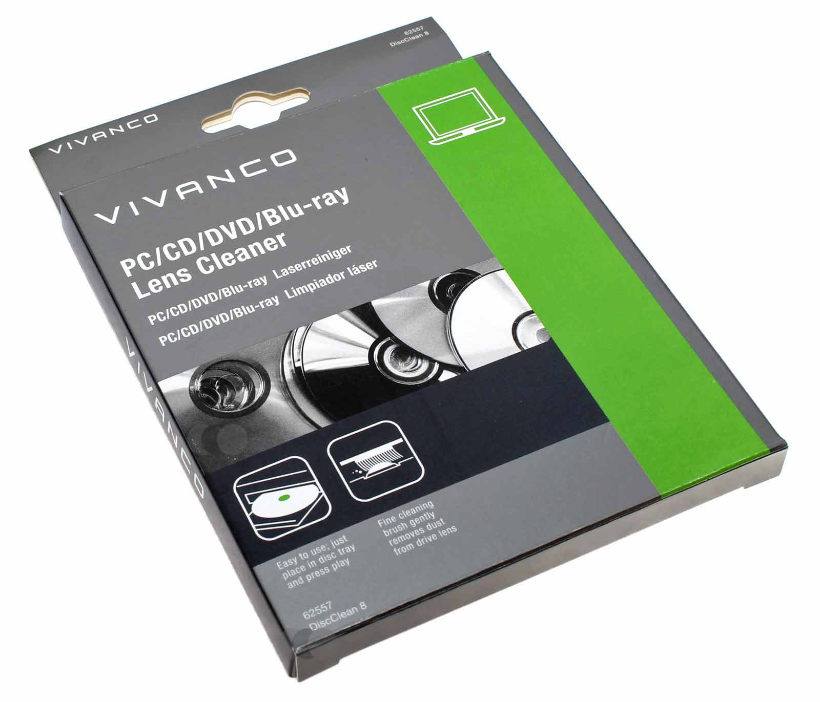 Vivanco PC CD DVD Blu-ray Laserreiniger, Linsenreiniger, lens cleaner, 62557