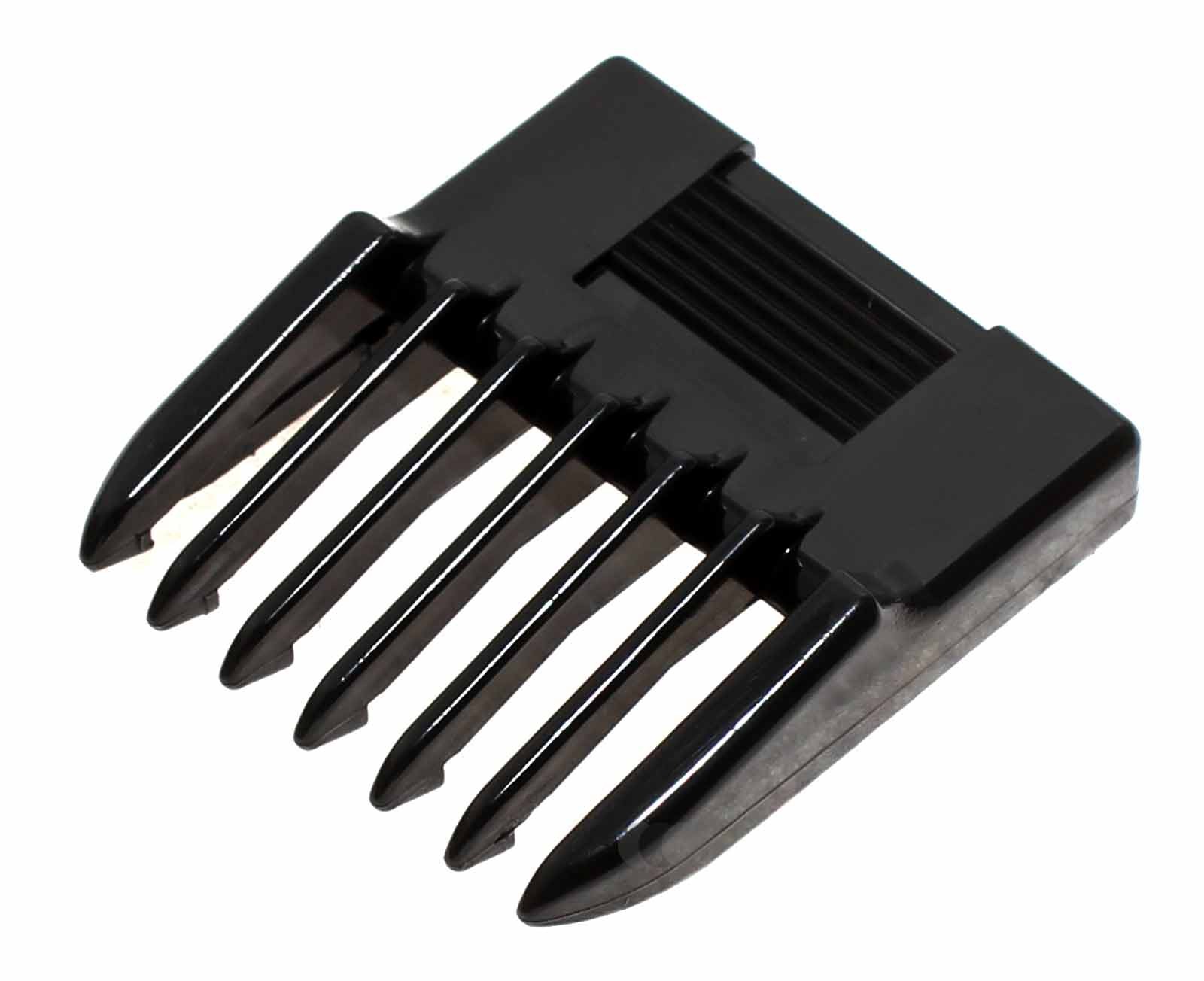 Wahl Moser Ermila Aufsteckkamm, Kammaufsatz 3-6mm für Typ 1584, 1585, 1590 Bart- Haarschneider aus Kunststoff in Farbe schwarz. Hersteller Artikelnummer 1590-7050