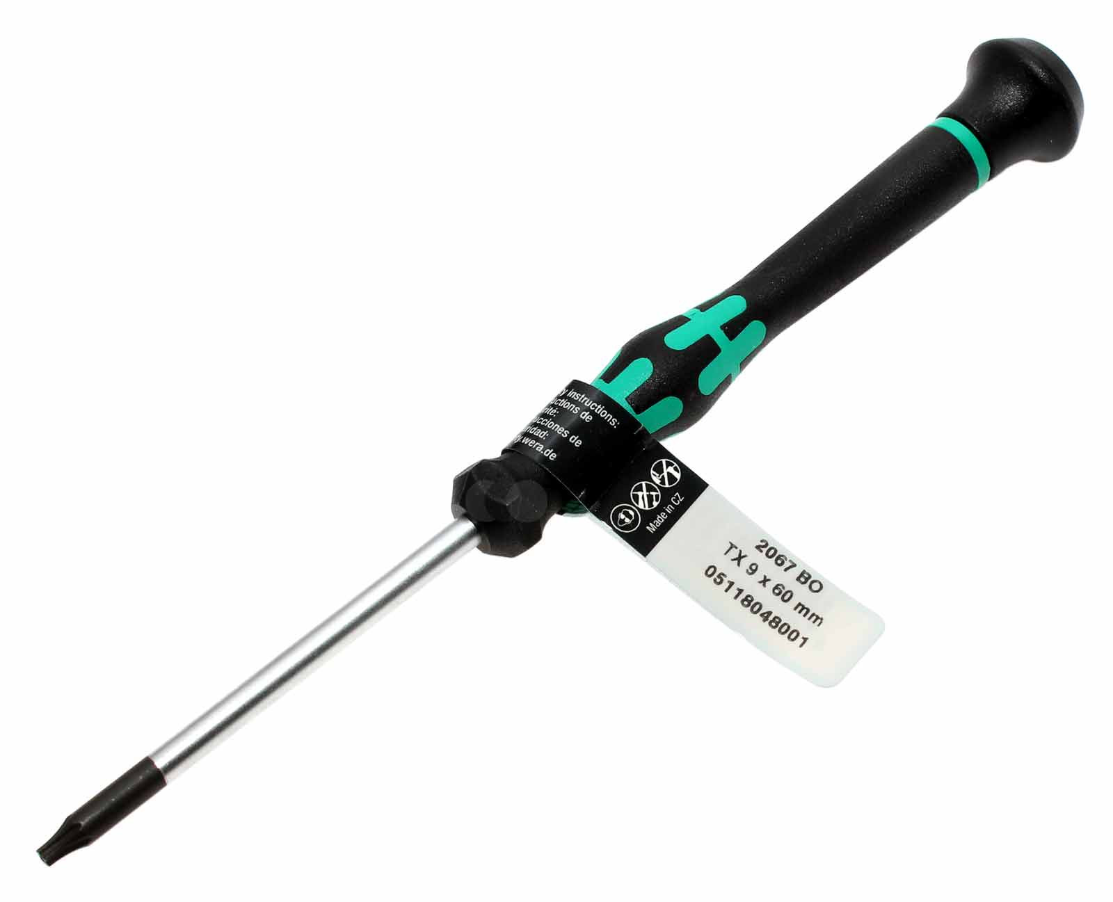Wera 118048 Torx BO TX 9 x 60 mm Schraubendreher, Schraubenzieher, 2067, 05118048001