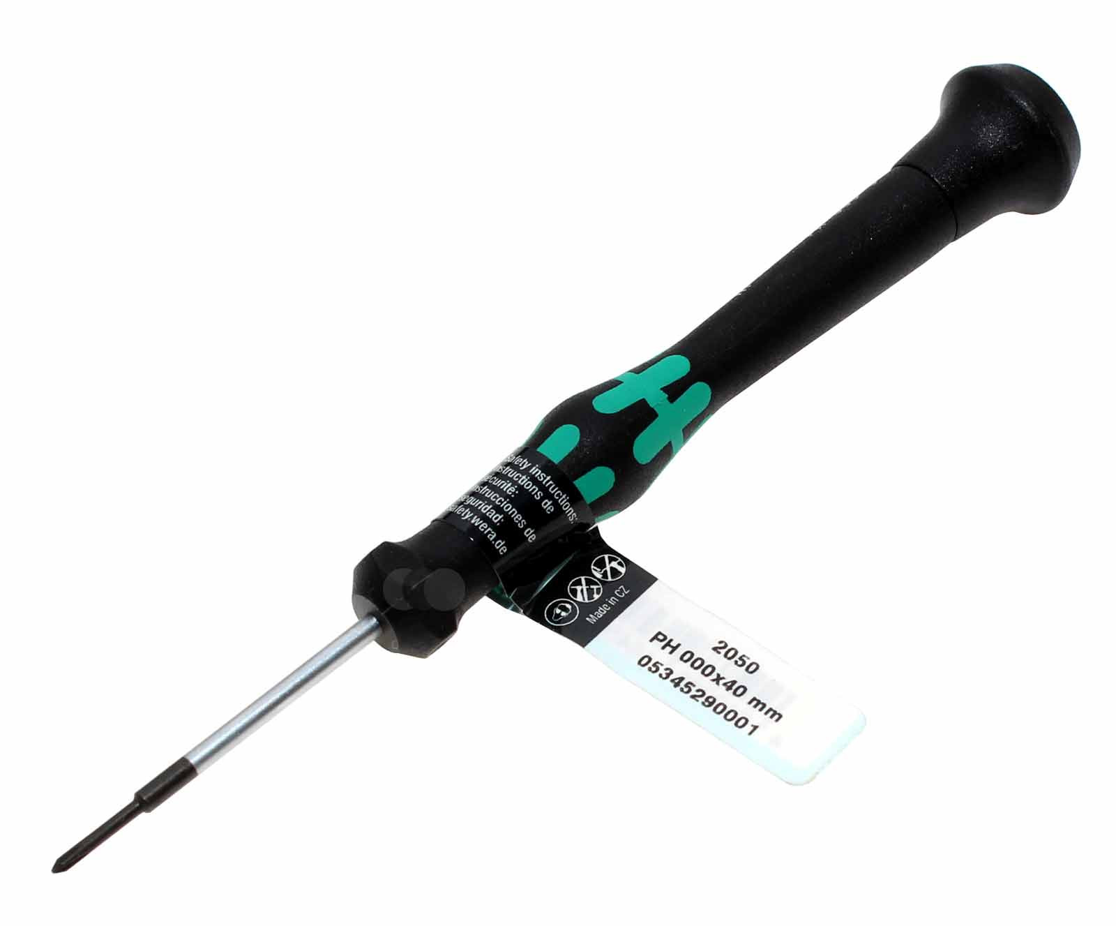 Wera 345290 Phillips PH 000x40 mm Profi Kreuzschlitz Schraubendreher, Schraubenzieher, 2050, 05345290001