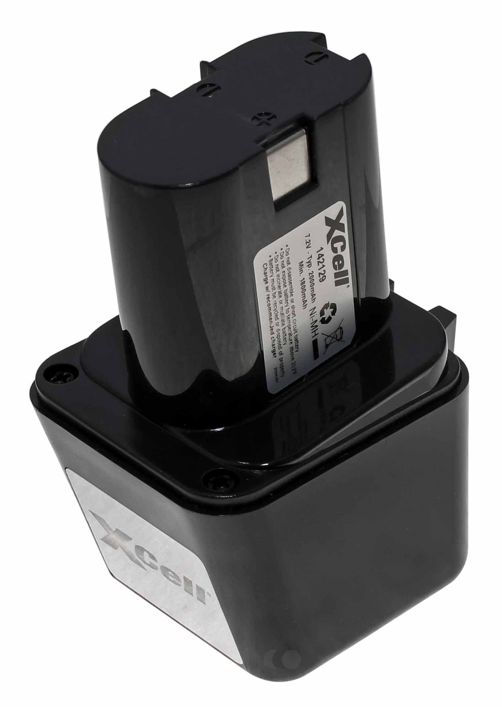 XCell 142129 Werkzeug-Akku für Bosch BS 6, GUS, GBM, GSR Elektrowerkzeuge, ersetzt 2607300001, 2607335178, 7,2V, 2000mAh