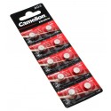 10x Camelion AG3 LR41 Alkaline Knopfzelle Batterie | 192 LR736 SR41W GP92A G3A 3GA | 1,5V 28mAh