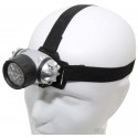 LED Stirnlampe | Kopflampe mit 12 LEDs Dauer- und Blinklichtfunktion - wasserabweisend