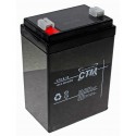 12V CTM CT2.6-12 Bleiakku für Waeco PowerVac Akku-Sauger | 4,8mm Faston | 2600mAh