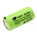 1,2V GP Akku GP75AAH 2/3AA Mignon | NiMH | 750mAh | Flattop Industriezelle