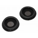 1 Paar original Ohrpolster für Jabra Biz 2400 II Headset Kopfhörer | Kunstleder schwarz gross