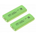 2 Stück NiMH Akku für Telekom T-Plus 2, Euro C250, Euro C300, Hagenuk HomeHandy Pico, Ocip, T-Com