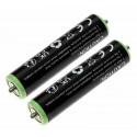 2x Akku für Braun Wet&dry 310s Typ 5409 | ersetzt 67030922 | 1,2V 1000mAh