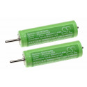 2x Akku für Panasonic ES705 ES719 ES722 ES725 ES744 u.a. | ersetzt WES7038L2506 u.a. | 1,2V 2000mAh