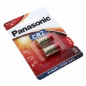 2x Panasonic CR2 Lithium Foto Batterie | CR17355 KCR2 5046LC | CR-2L/2BP | 3V 850mAh