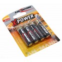 4er Blister Ansmann X-Power Alkaline Batterie Mignon AA LR6 | 1,5V 