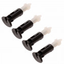 4x Befestigungsniete Push Pin für CPU Kühler Lüfter | Intel Sockel 775 1156 1366