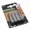 4x Duracell AA Mignon HR6 NiMH Akku 2500mAh 1,2V vorgeladen