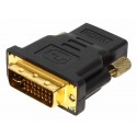 Adapter Kupplung HDMI A-Buchse auf DVI-Stecker 24+1 24+5