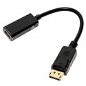 Adapter von Displayport (Stecker) auf HDMI (Buchse) für die Übertragung von HD Video 