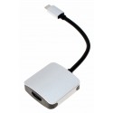 Adapter von USB-C Stecker (m) auf HDMI Buchse (f) für die Übertragung von 4k 2k HD Video | 30Hz