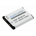 Akku für Nikon Coolpix A100 S7000 Sony RX0 u.a. | ersetzt Nikon EN-EL19 Sony NP-BJ1 | 3,7V 700mAh