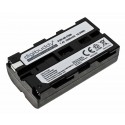 Akku für Sony HDR-FX1000E DCR-VX2100E u.a. Videokamera Camcorder | ersetzt NP-F550 | 7,4V 2600mAh