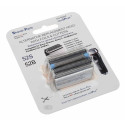 Alternative Braun 52S 52B Kassette für Series 5 Rasierer | Scherkopf Scherfolie Klingenblock Kombipack | silber
