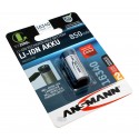 Ansmann 16340 Li-Ion Akku | micro-USB Ladebuchse Schutzschaltung | 3,6V 850mAh | 1300-0015