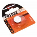 Ansmann CR1632 Lithium Knopfzelle Batterie | DL1632 E-CR1632 KCR1632 | 3V 120mAh