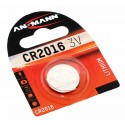 Ansmann CR2016 Lithium Knopfzelle Batterie | BR2016 DL2016 ECR2016 | 3V 85mAh