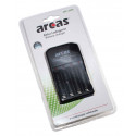 Arcas 4-Kanal Akku Ladegerät für 1-4 AA / AAA Ni-Mh Ni-Cd | ohne Akkus | ARC-2009