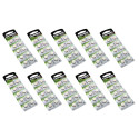 BB 10.21 | 100 Stück [10x10 Stk.] Camelion AG8 LR55 Alkaline Knopfzelle Batterie | G8 LR1120 191 GP91A SR1120W | 1,5V 42mAh