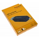 Delock SD / Micro SD Card Reader Kartenleser | OTG | USB 3.0 Typ A Stecker / Micro USB Stecker | 91734