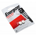 2er Pack Energizer LR44 / A76 Alkaline Knopfzelle Batterie | AG13 V13GA 1166A 208-904 KA76 | 1,5V 150mAh 