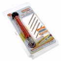 Jakemy JM-8140 Schraubendreher-Set | Torx T5 T6 Pentalobe 0.8 Phillips 1.5 Schlitz 2.0 | iPhone Reparatur Werkzeug