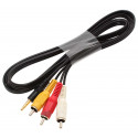EOL - Original 3.5mm Audio Video TV AV A/V Kabel für Panasonic HDC-SD100 HDC-SD9 Camcorder | K2KC4CB00027