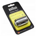 Original Braun 32S Cassette für Series 3 ProSkin | Scherkopf Scherfolie Klingenblock Kombipack | silber | 90789055