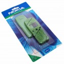 Original Nokia Xpress-on Cover für Nokia 3210 | SKR-8 Grün Blatt | Oberschale Akkudeckel Tastatur