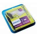 EOL - Philips OneBlade Face+Body Kit 2x Ersatz-Klingen für alle OneBlade und OneBlade Pro Rasierer | QP620/50