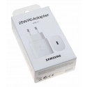 Samsung Ep-TA800 USB Typ-C Schnellladegerät 25W weiss | EP-TA800NWEGEU | Ladeadapter Netzteil | USB-C