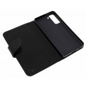Schutz Hülle Tasche Cover Bookstyle für Samsung Galaxy S21 5G | schwarz | Kunstleder