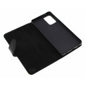 Schutz Hülle Tasche Cover Bookstyle für Samsung Galaxy A72 | schwarz | Kunstleder