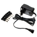 Universal Netzteil | AC/DC Schiebeschalteradapter | 3V 4,5V 5V 6V 7,5V 9V 12V | 600mA max. 7,2W 