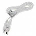USB 2.0 Datenkabel Ladekabel Micro USB | Flachbandkabel 0,95m weiss | ersetzt Nokia CA-101 Samsung PCBU10